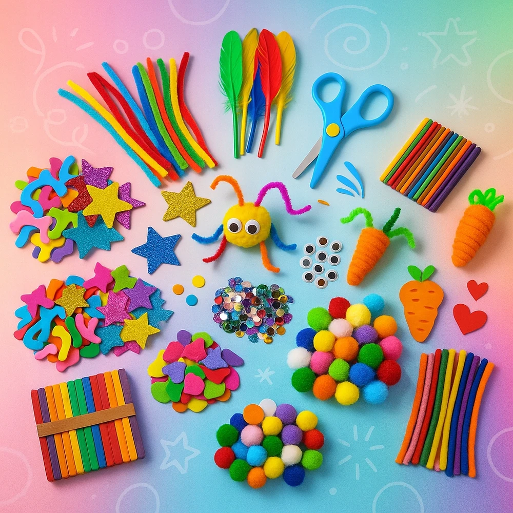 LaCreativa CREATIVE ART KIT, meninis rankdarbis, Vaikų gynimo diena, DIY idėja