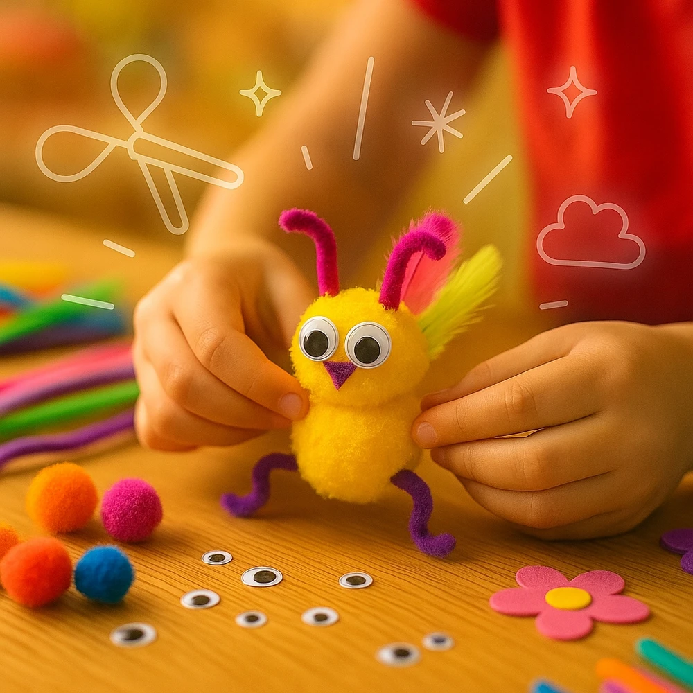 LaCreativa CREATIVE ART KIT, meninis rankdarbis, Vaikų gynimo diena, DIY idėja