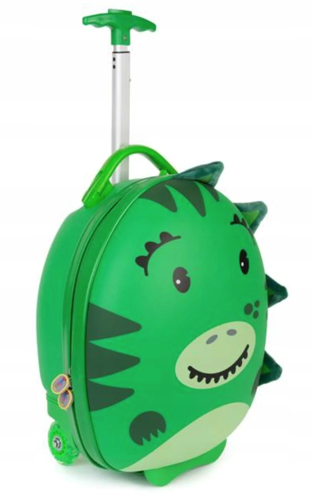 Kelioninis Lagaminas vaikams Boppi Tiny Trekker Dinosaur, žalias
