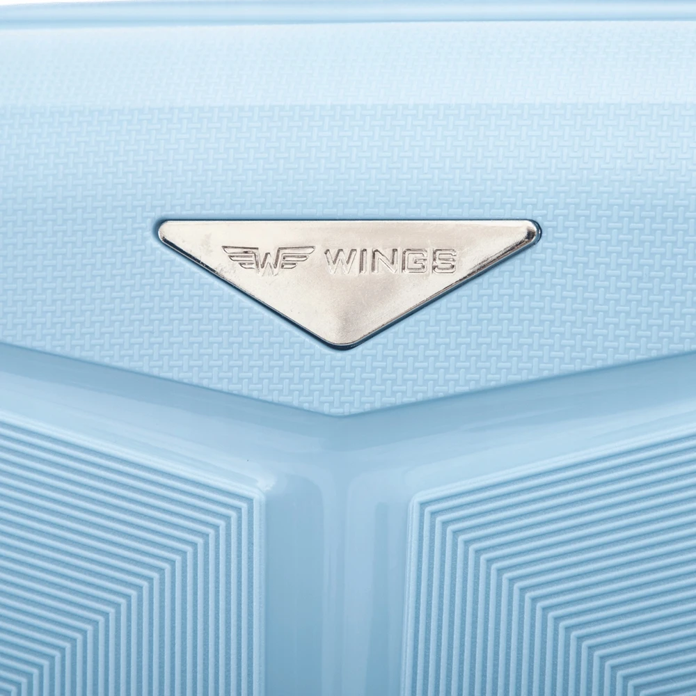 Lagaminas Wings CKT02, M, šviesiai mėlynas