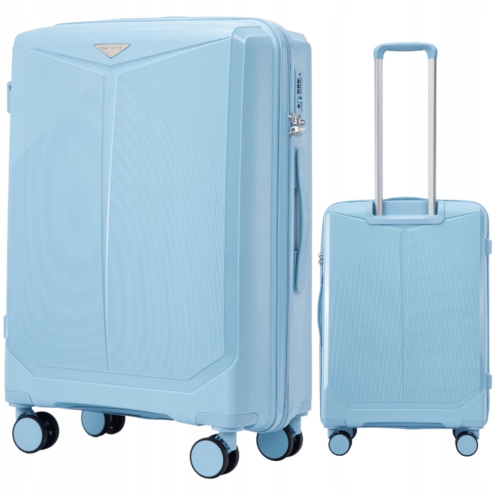 Lagaminas Wings CKT02, M, šviesiai mėlynas
