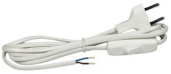 Emos Laidas su elektros kištuku 5m/2x0.75mm baltas