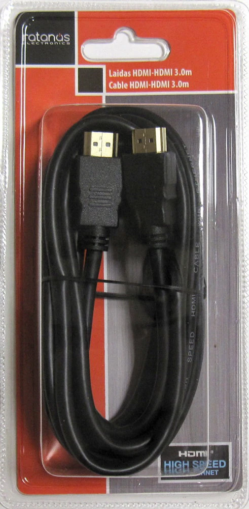 CABLE HDMI-HDMI 3MBLACK 36473 LINDY