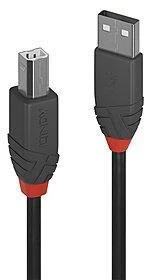 Lindy DisplayPort 1.4, Anthra Line 8K UHD M/M, juodas, 1m