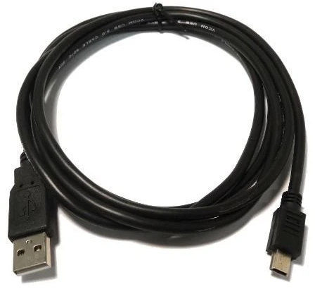 Lindy USB 2.0 kabelis, A tipo į MiniB tipo, antracito spalvos, 1,0 m