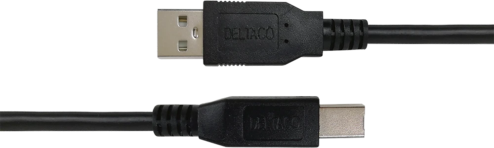 USB Kabelis - LINDY Anthra Line USB 2.0 Type A į B Laidas M/M, 5 m, Pilkas
