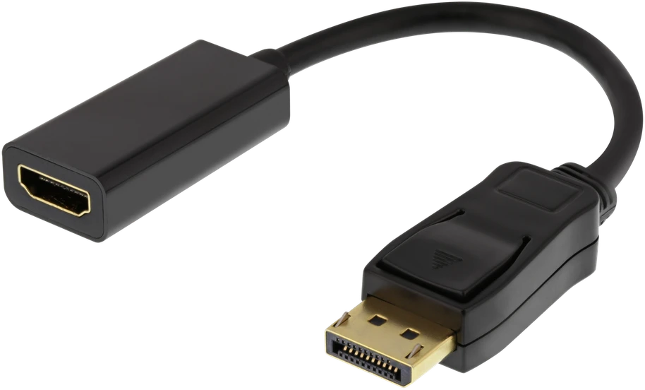 Lindy DisplayPort - HDMI M/M 10.2G 2m juodas 4K UHD 30Hz