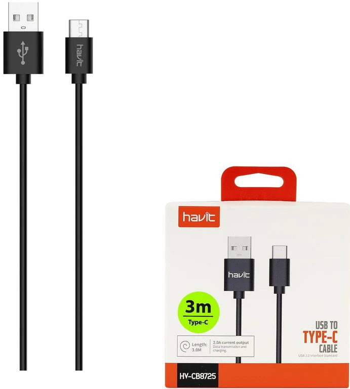 USB Prailginimo Laidas - LINDY Anthra Line USB 2.0 Type M/F Laidas, 3 m, Juodas