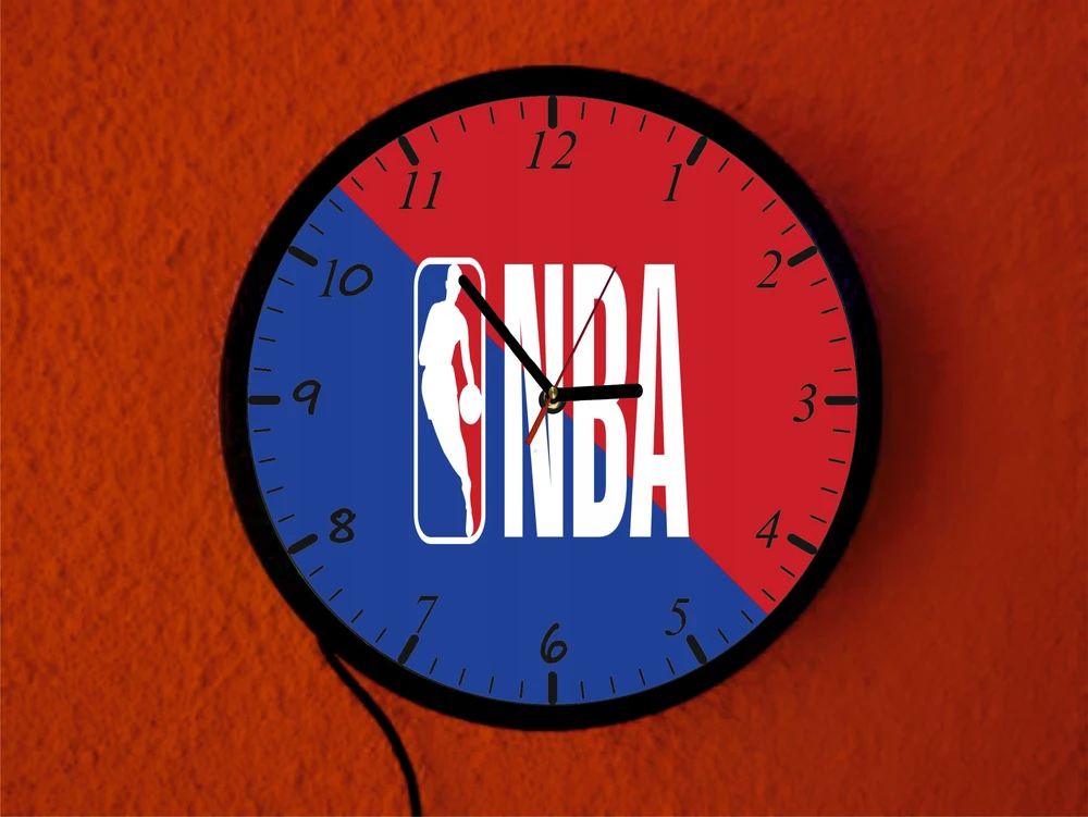 Laikrodis lampka nocna NBA różne wzory