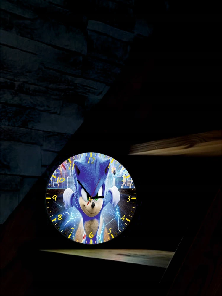 Laikrodis lampka nocna SONIC różne wzory
