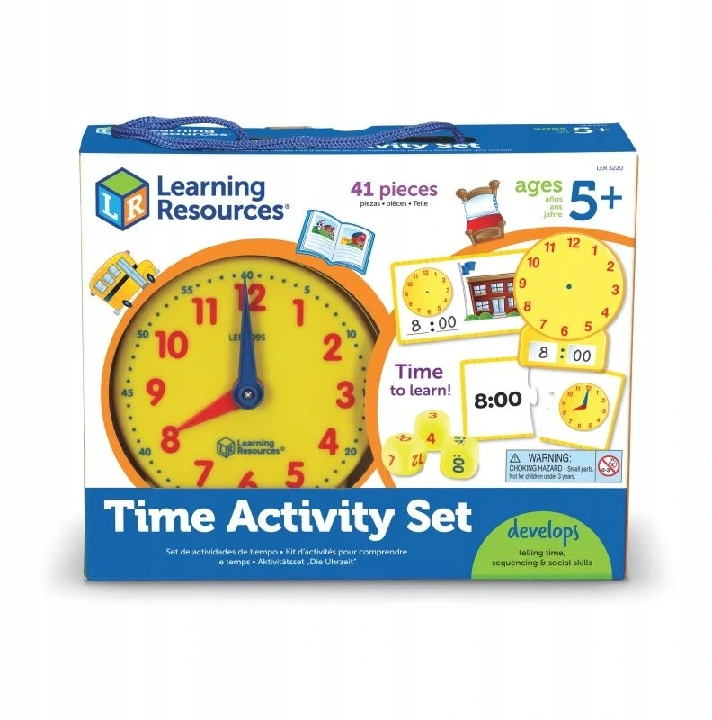 Laikrodžio pažinimo rinkinys Learning resources