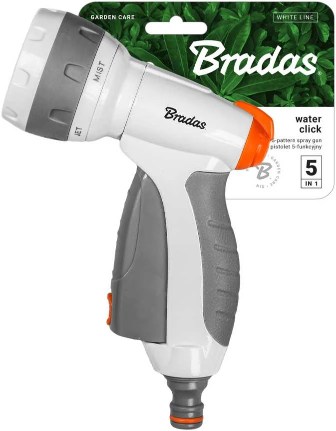 Laistymo pistoletas Vanduo Click Bradas 5 funkcijos