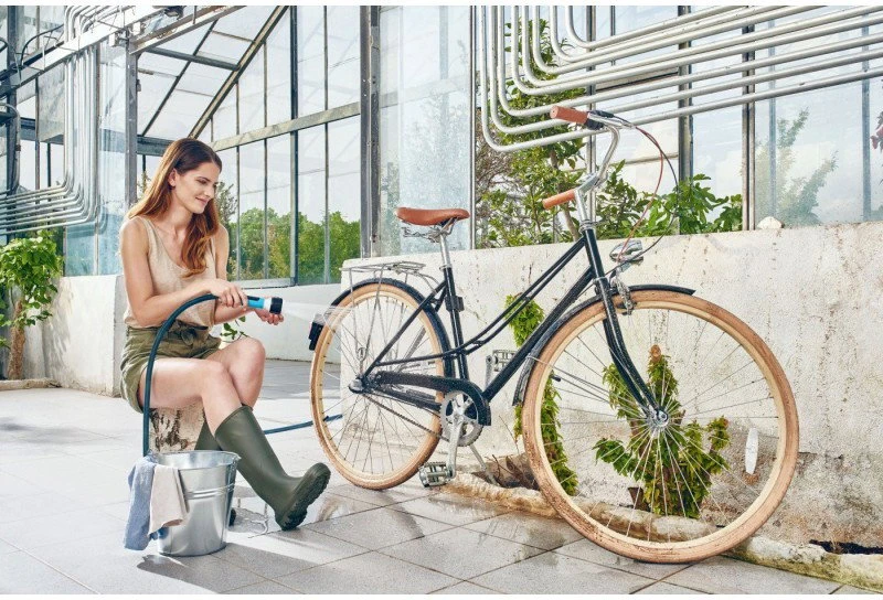 Cellfast Rinkinys pratęsimo žarna 7,5 - 15m ZIGZAGAS SU JUNGTIS + PURŠKTUVO