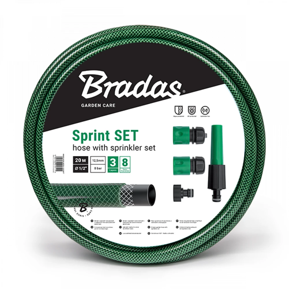 Bradas Laistymo sistema SPRINT 1/2" 20m WFS1/220SET