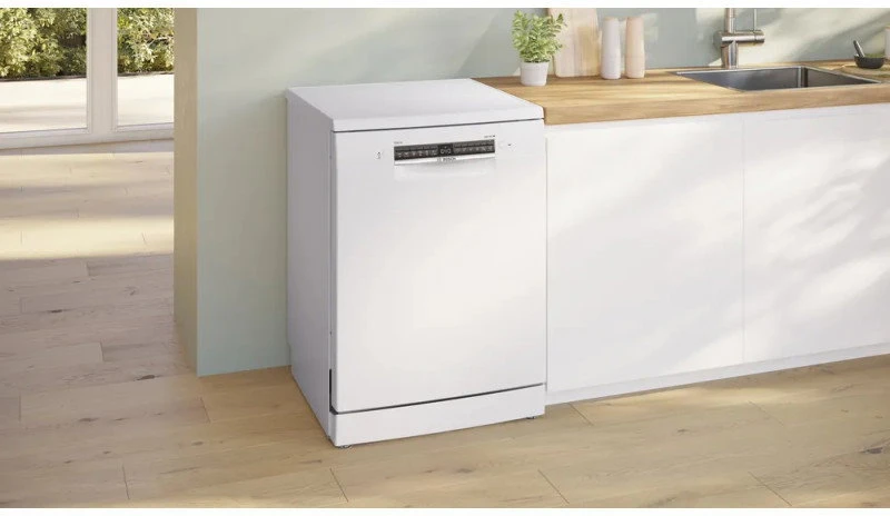 Bosch SMS4HVW00E Serija 4, Laisvai statoma indaplovė, 60 cm, Balta