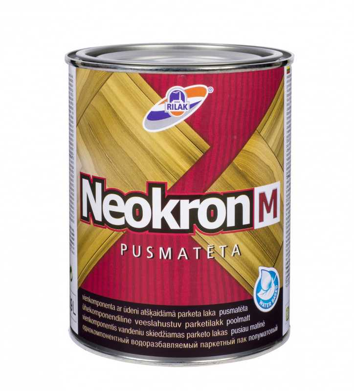 Rilak Lakas parketinis NEOKRON M pusiau matinis 0.9ltr
