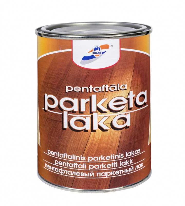Pentaftalinis lakas parketui RILAK 900 ml.