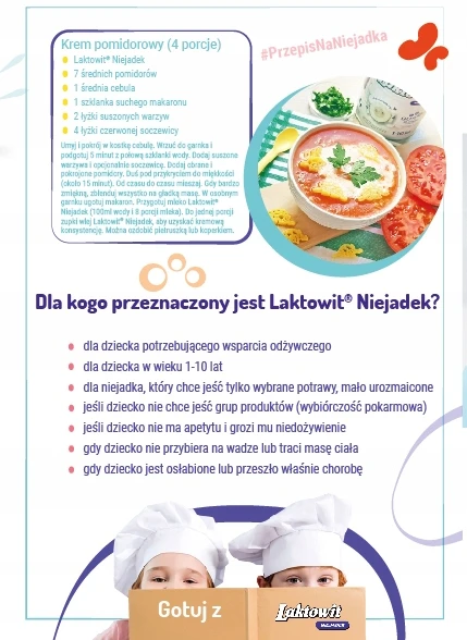 Laktowit picky eater 400g - pienas išrankiems 1-10 metų amžiaus