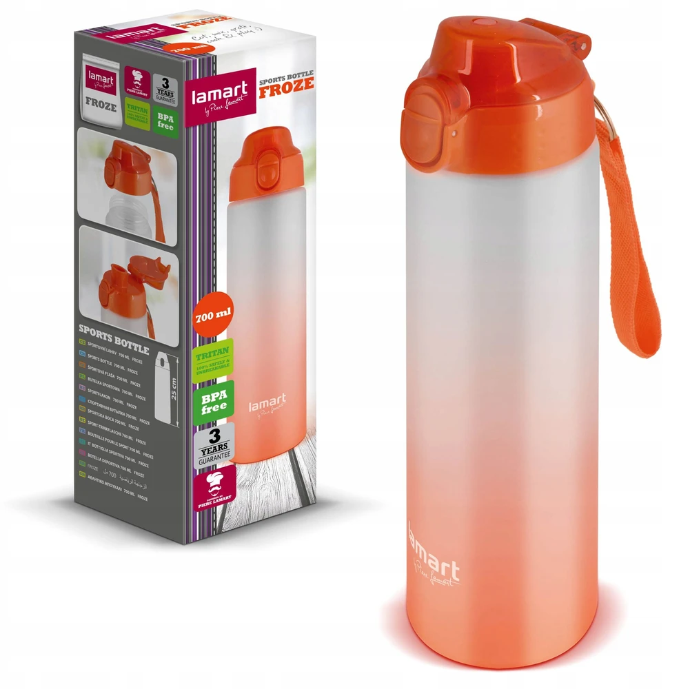 Lamart FROZE gertuvė, oranžinė, 25 cm, 420 ml