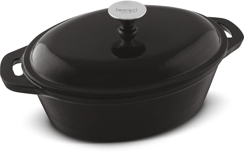 Lamart Troškintuvas emaliuotas, ketaus 3,6l 35,5-21x11,5cm