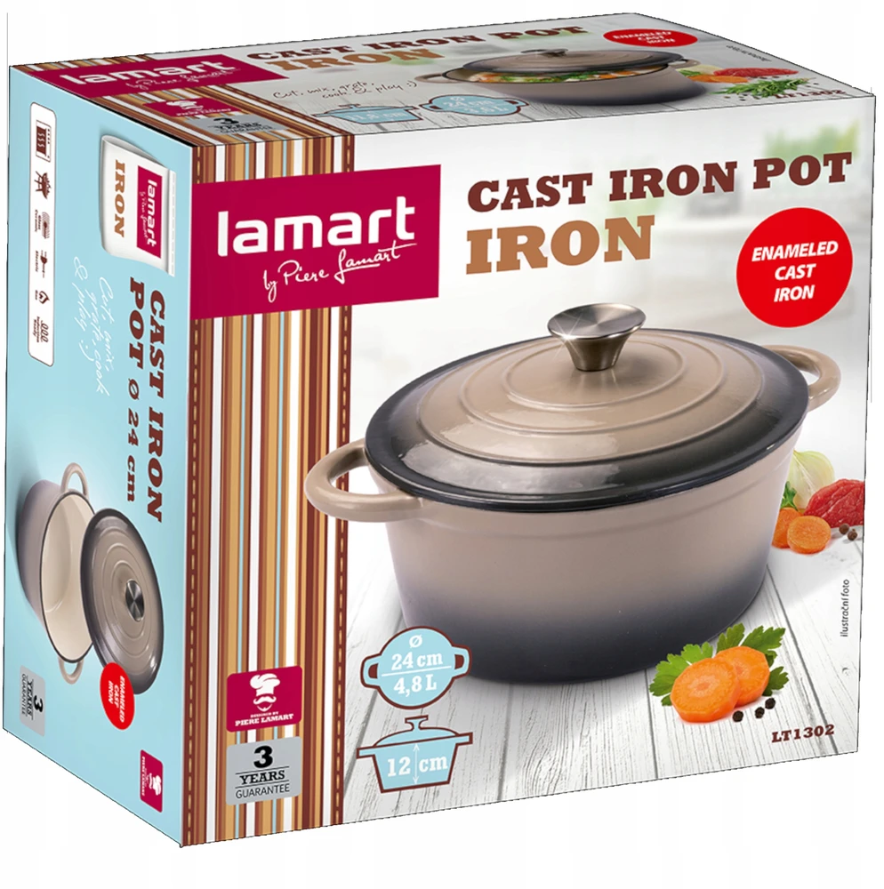 Lamart puodas Iron LT1302, 4800 ml