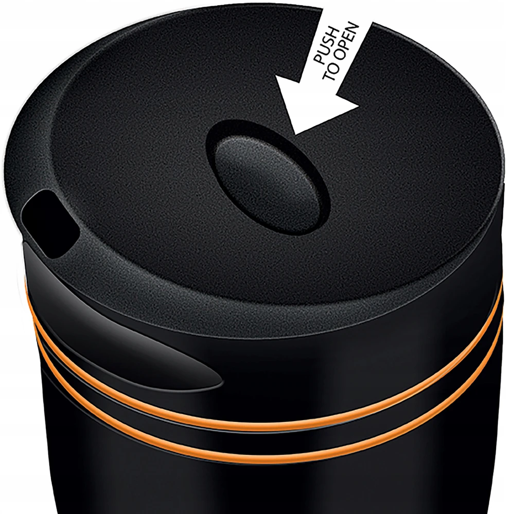 Termo gertuvė 360ml juoda/oranž.LT4051 Lamart