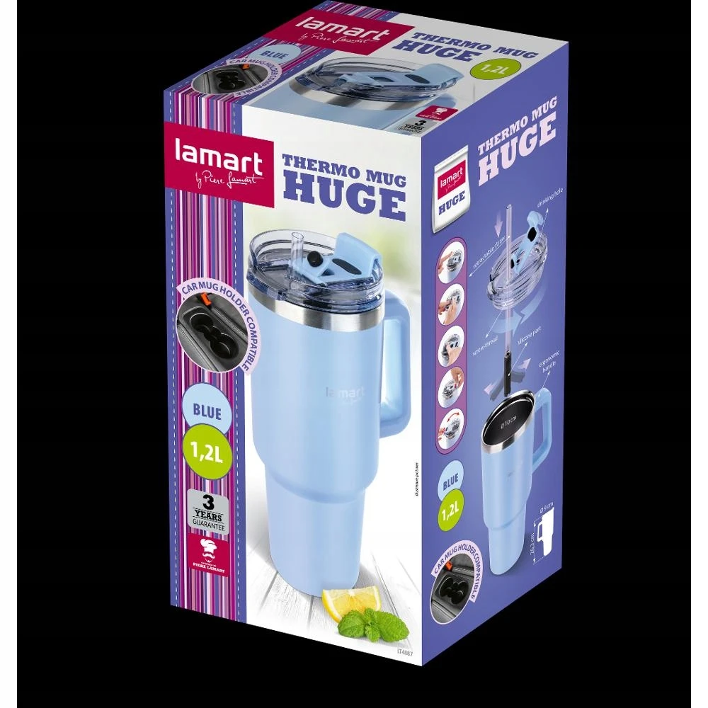 Lamart termosinis puodelis Huge LT4087, 1200 ml