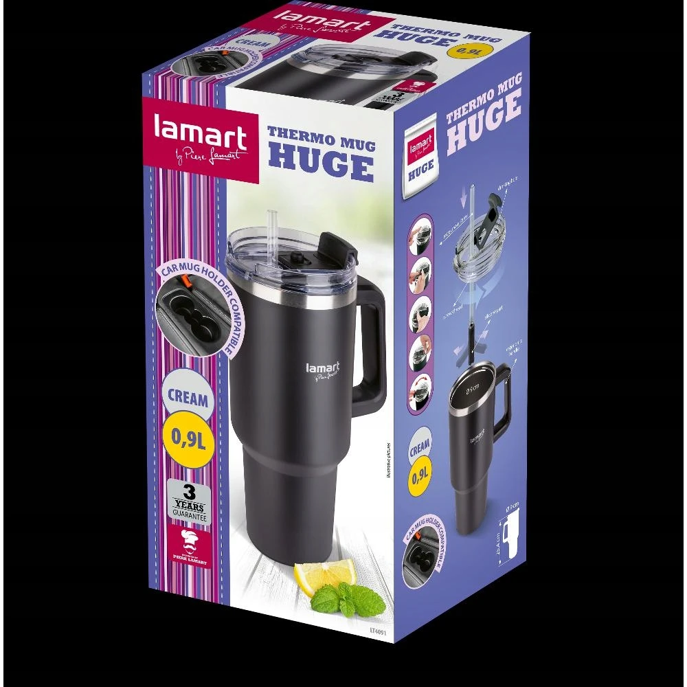 Lamart termosinis puodelis Huge LT4091, 900 ml