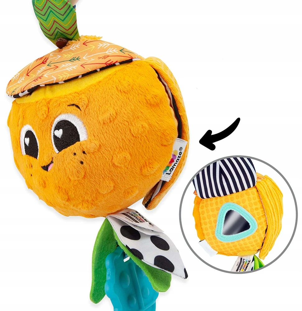 Lamaze Pakabinamas kūdikių žaislas Tomy Oranžinis
