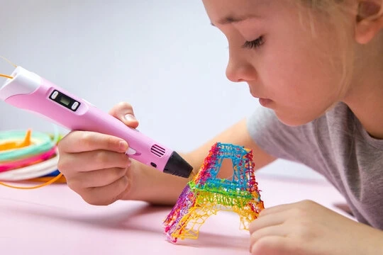 Lamex 3D rašiklio rinkinys Creative Filament 109m papildymas vaikams