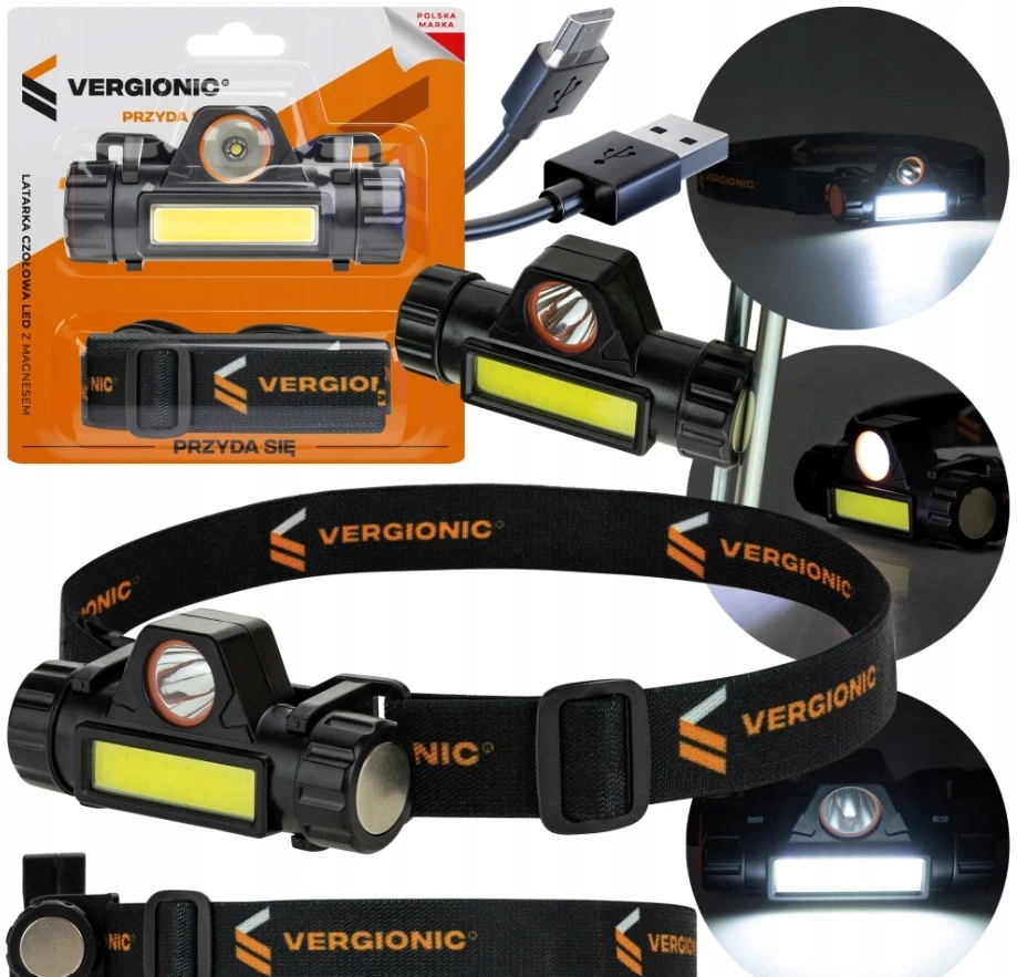 Lamex LED PRIEKINIS LEMPAS 4IN1 GALINGAS PRIEKINIS LEMPAS SU MAGNETU, ATSPIRUS VANDENI