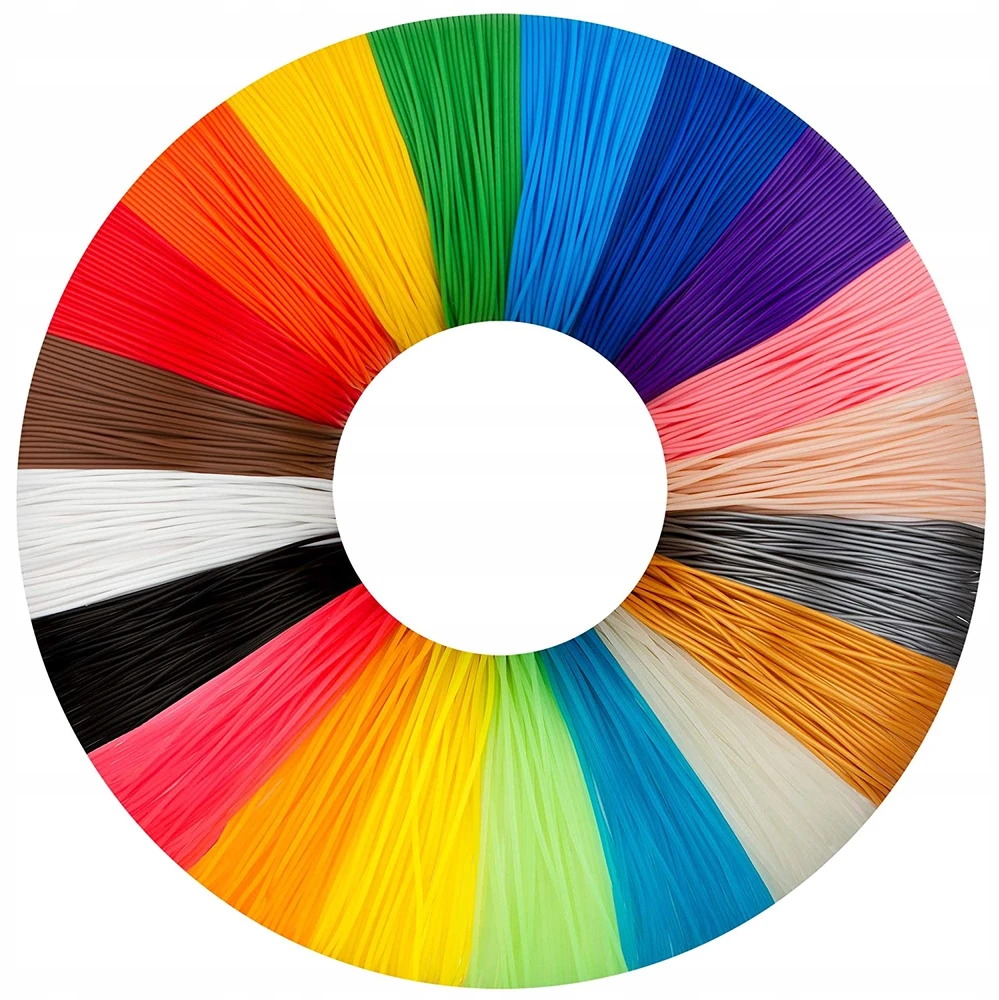Lamex TUŠKINIS 3D SPAUSDINTUVAS VAIKAMS / MEGA SET FILAMENT COLOR Įdėklai 210M