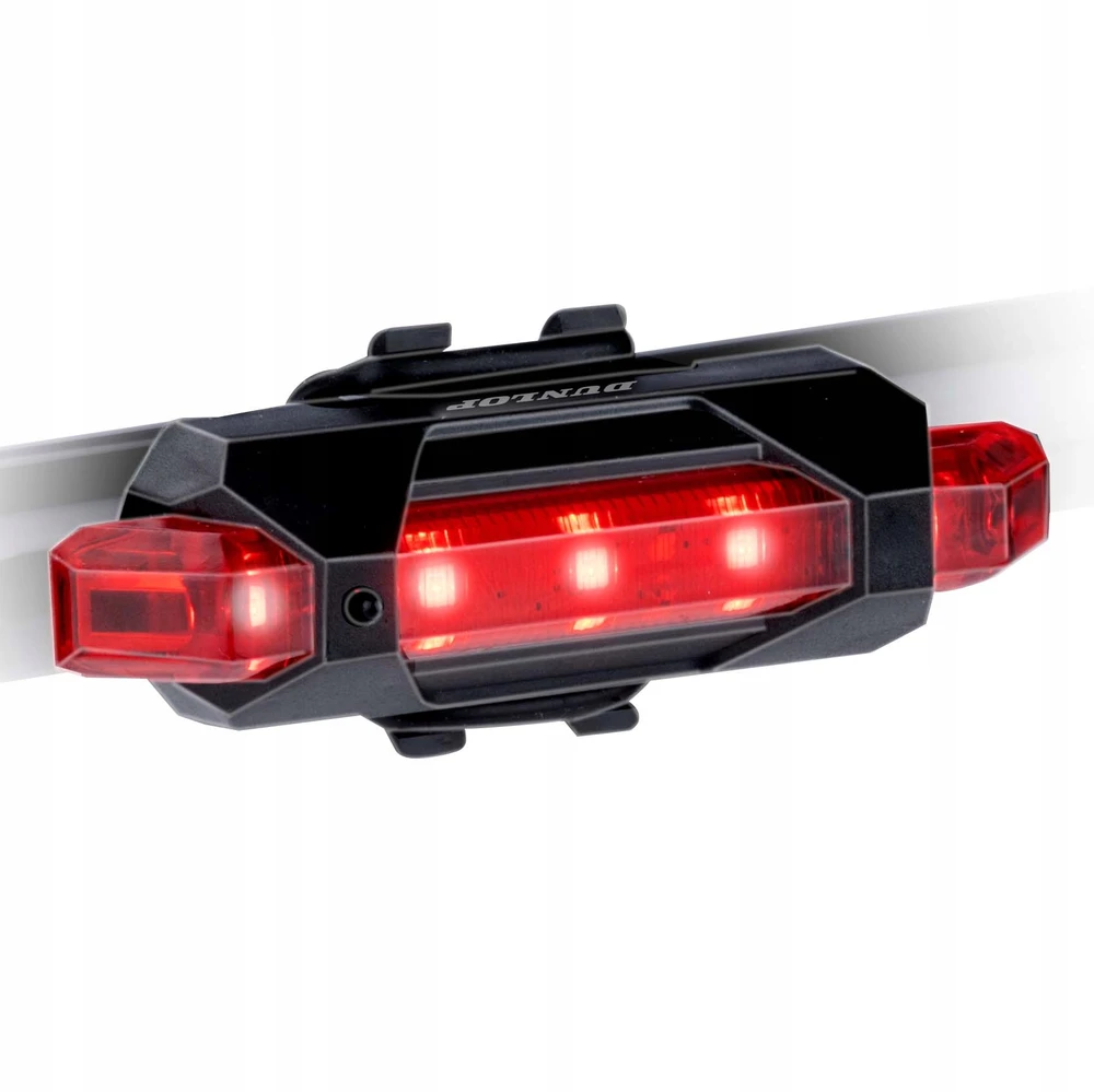 LAMP SET dviračio žibintai priekyje ir gale LED DUNLOP