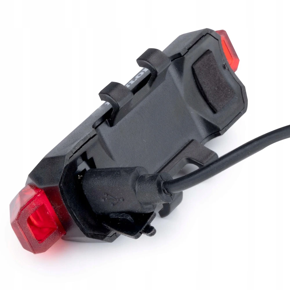 LAMP SET dviračio žibintai priekyje ir gale LED DUNLOP