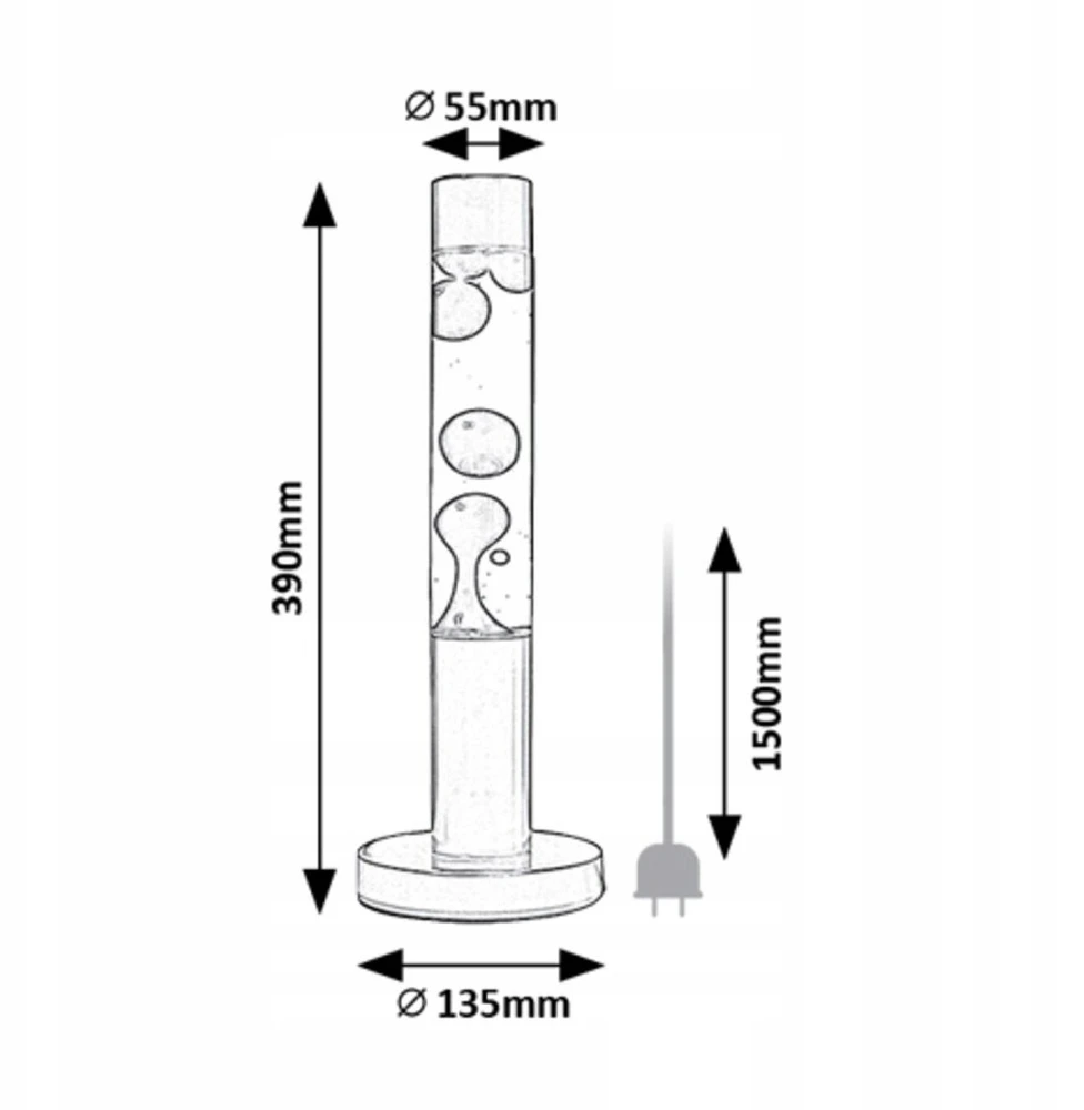 Lampa dekoracyjna stołowa LED 25W LAVASTIC 76028 Rabalux