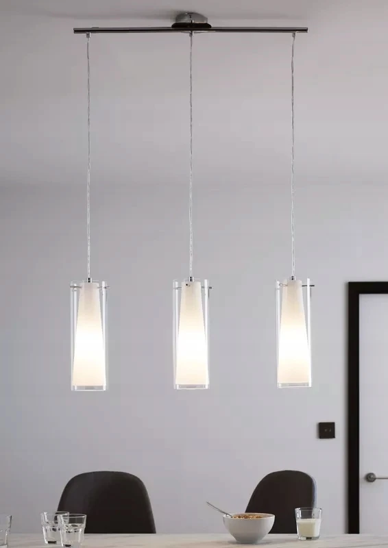 Lampa GoodHome Dimonika 3-punktowa E27 chrom/ZM