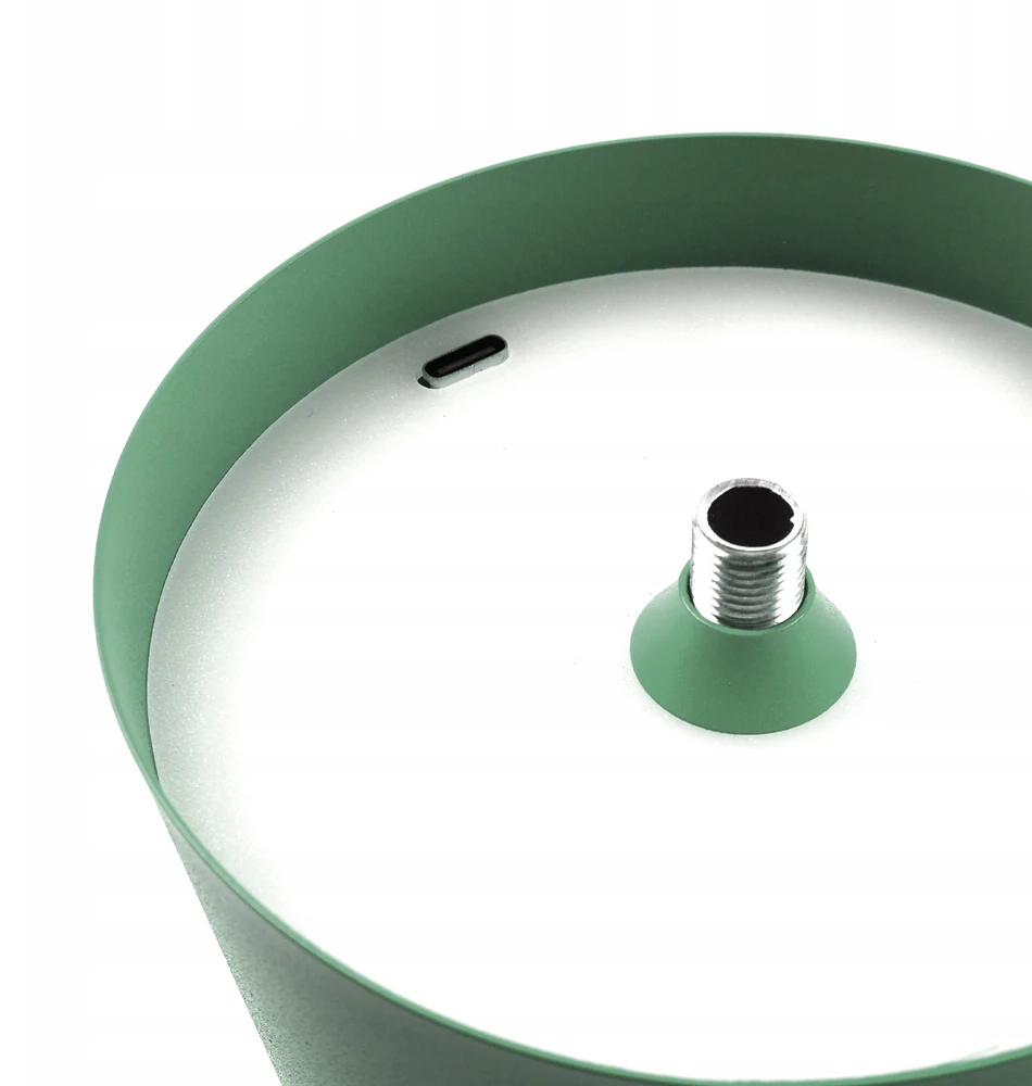 Lampa lampka stołowa led bezprzewodowa Zielona 3,5W biurkowa AGA