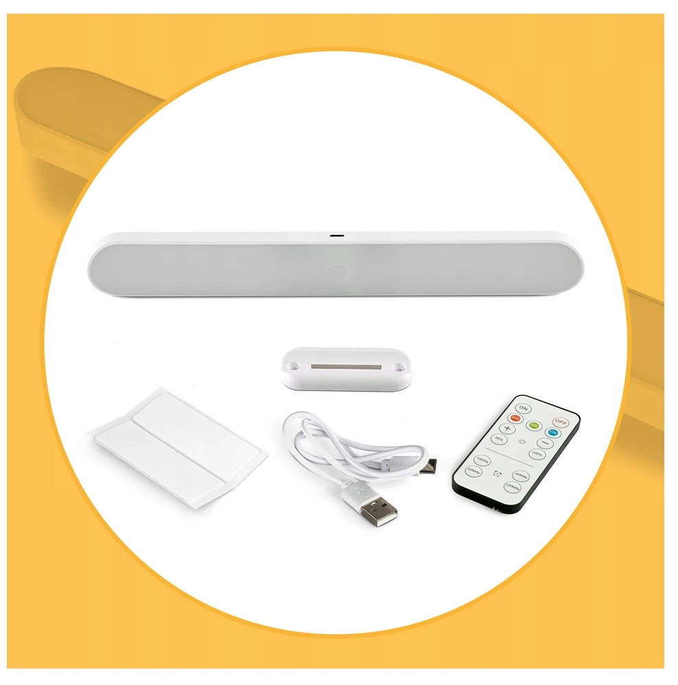 LAMPA LED VIDEX Naktinė lempa 3 BARWY ŚWIATŁA 150 LUMENÓW USB C Pultas