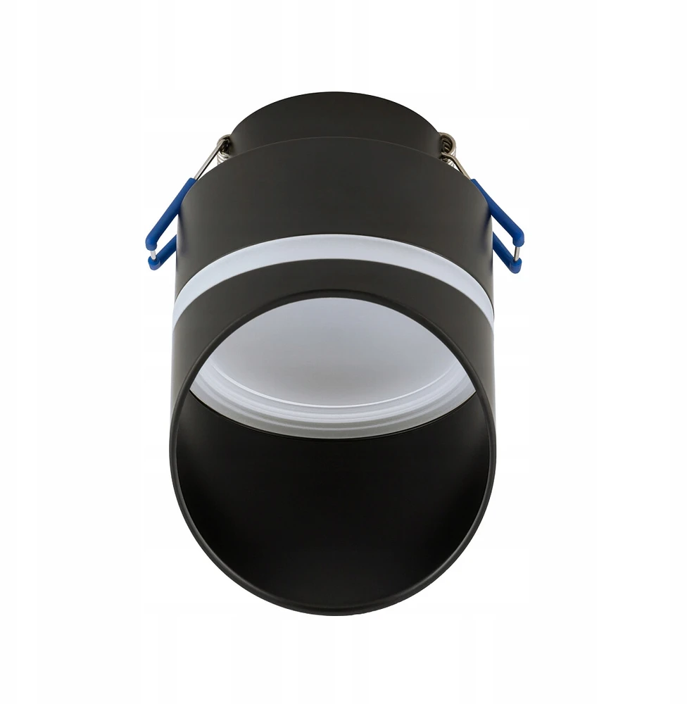 Lampa podtynkowa punktowa nowoczesna skośna okrągła juoda VIS Nowodvorski