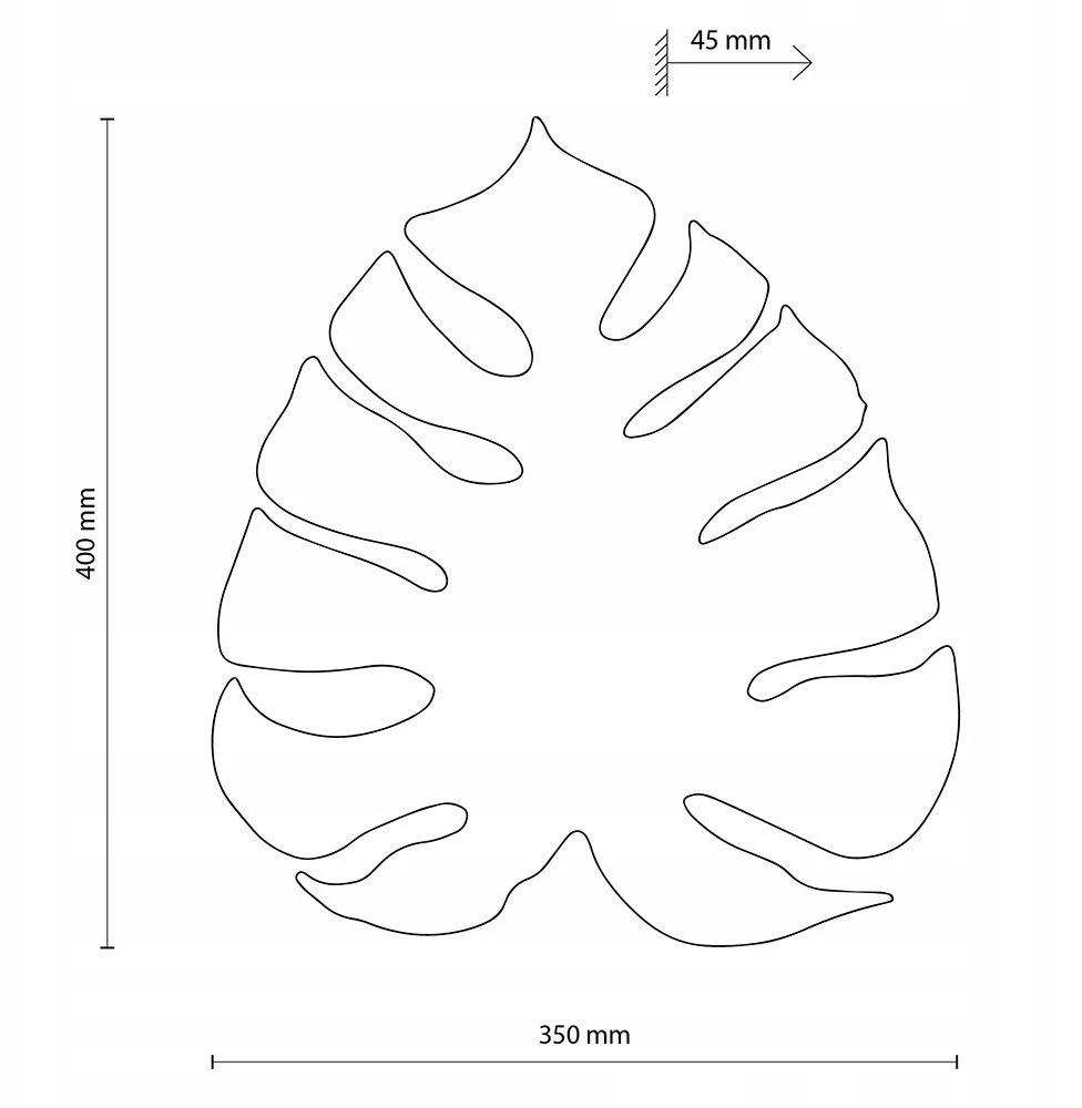 Lampa ścienna MONSTERA BEIGE 5946 TK Lighting