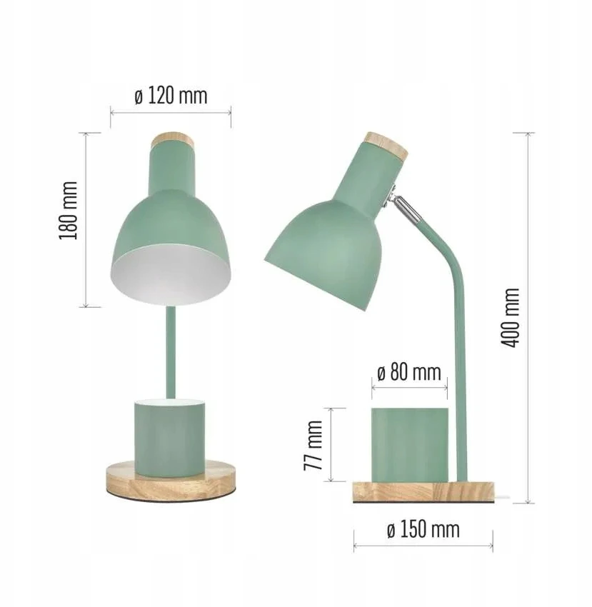 Lampa stołowa Emos žalia 25 W