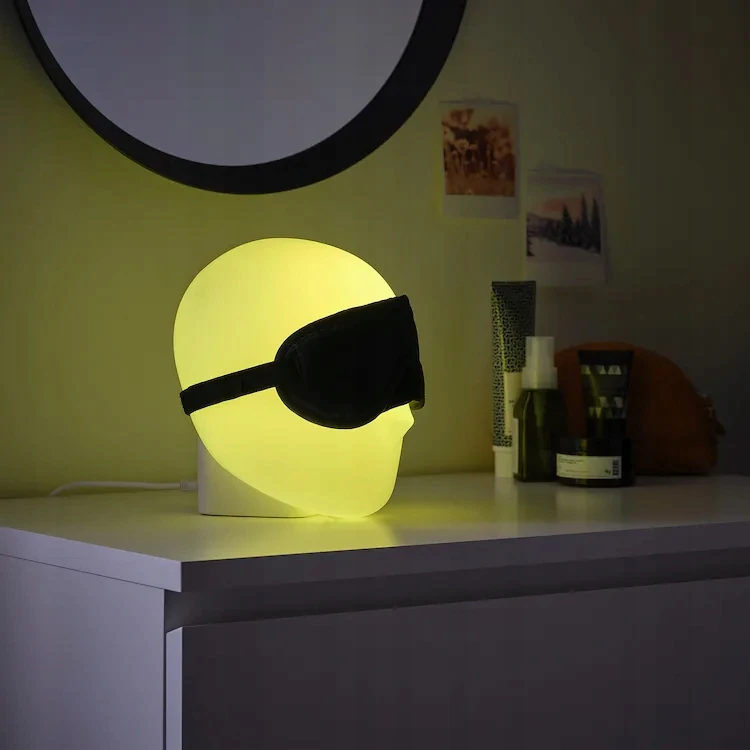 Lampa stołowa IKEA ISKÄRNA balta LED