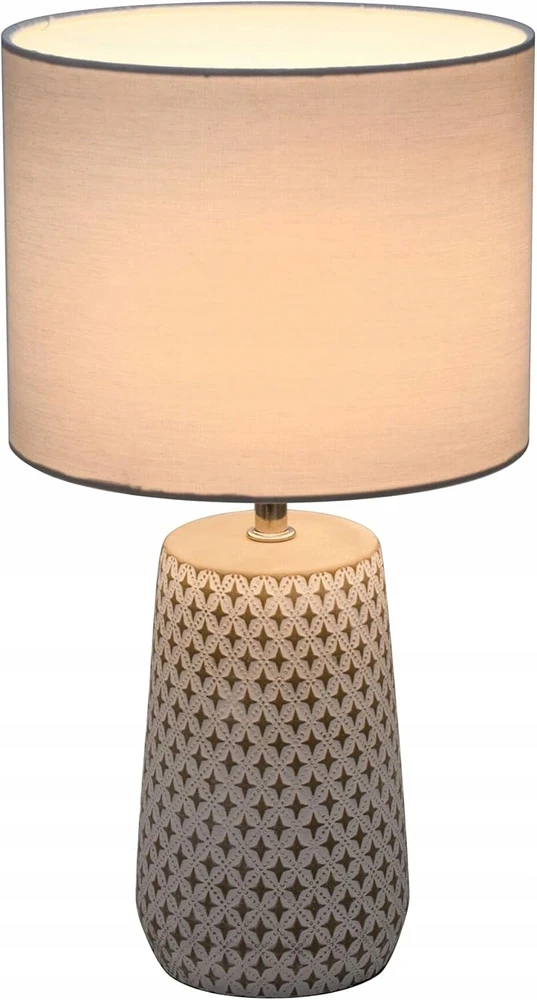 Lampa stołowa Pauleen Pretty Purity balta pilka ręcznie robiona 20W