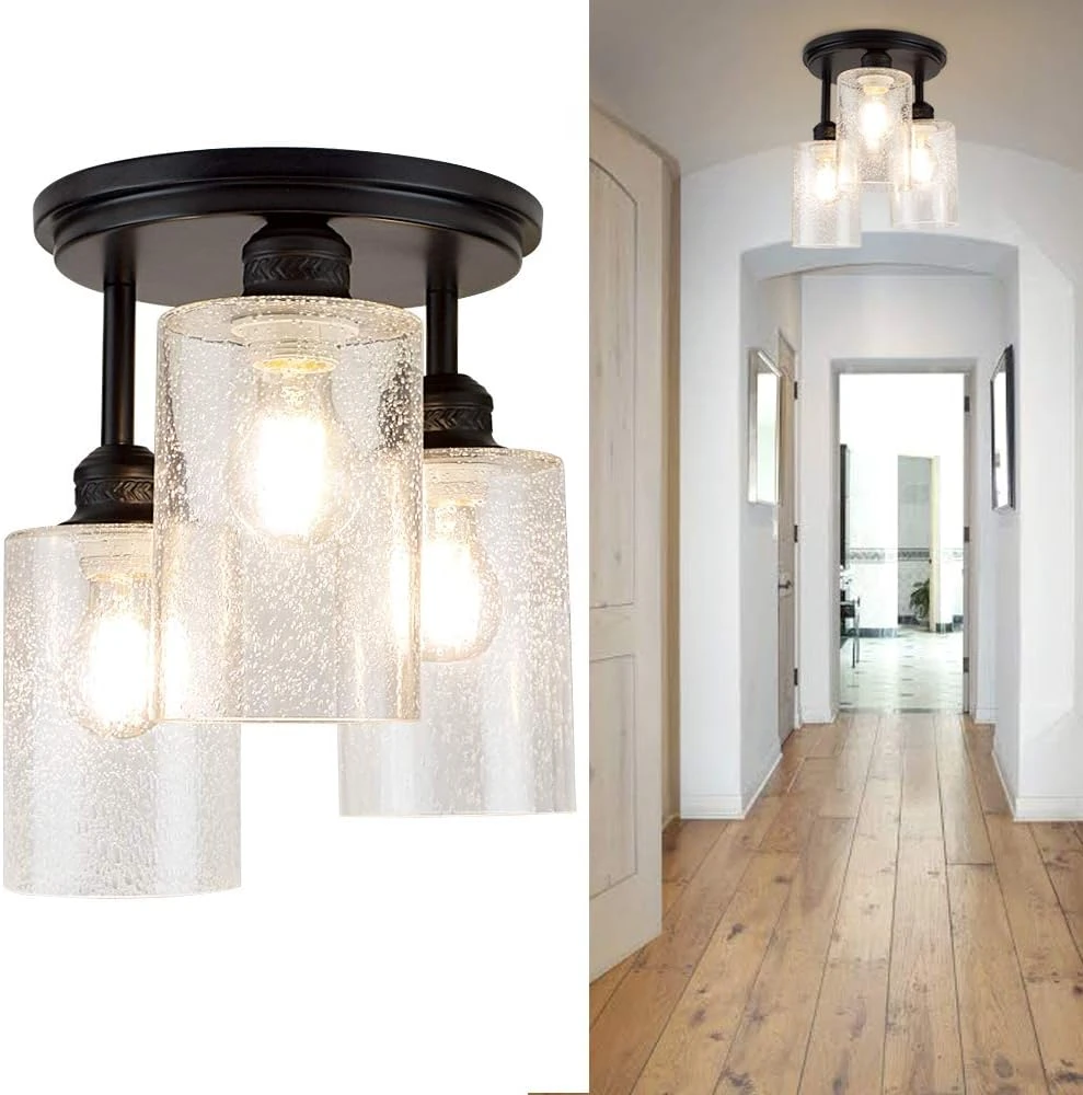 Lampa sufitowa Depuley E27 juoda