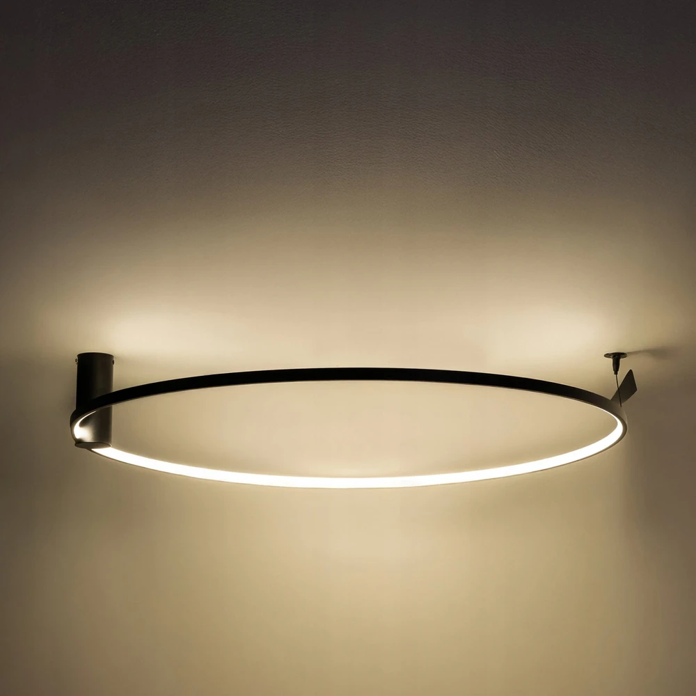 Lubinis šviestuvas Zumaline Lampa sufitowa LED 40W HORIK 89429-90BK Zuma Line