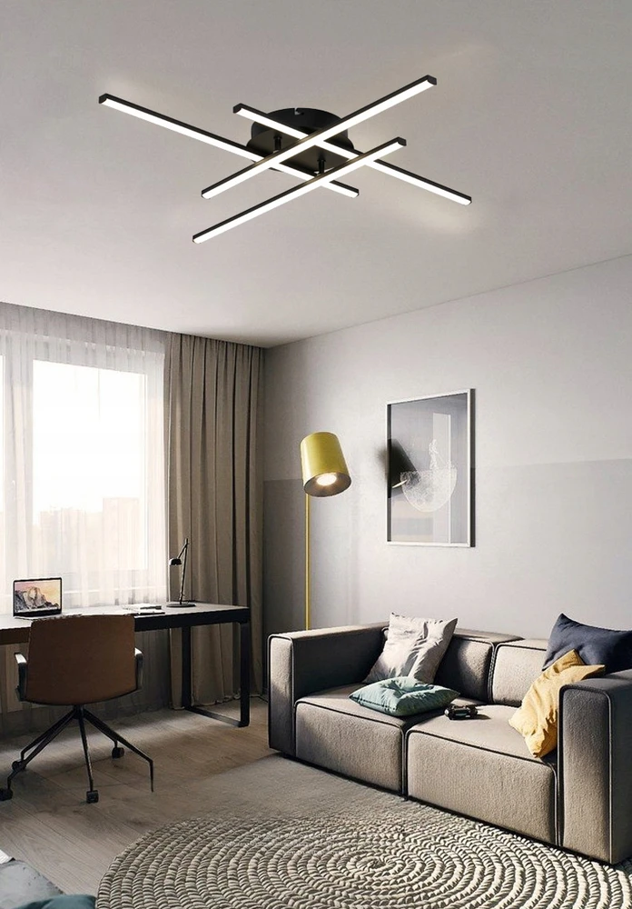 Pakabinamas šviestuvas Lampa sufitowa LED Wisząca regulowana 30W żyrandol Plafon WOBAKO