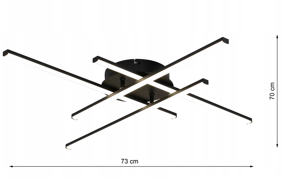 Pakabinamas šviestuvas Lampa sufitowa LED Wisząca regulowana 30W żyrandol Plafon WOBAKO