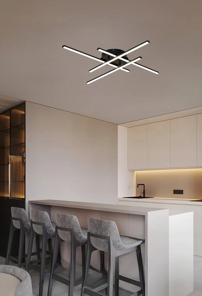 Pakabinamas šviestuvas Lampa sufitowa LED Wisząca regulowana 30W żyrandol Plafon WOBAKO