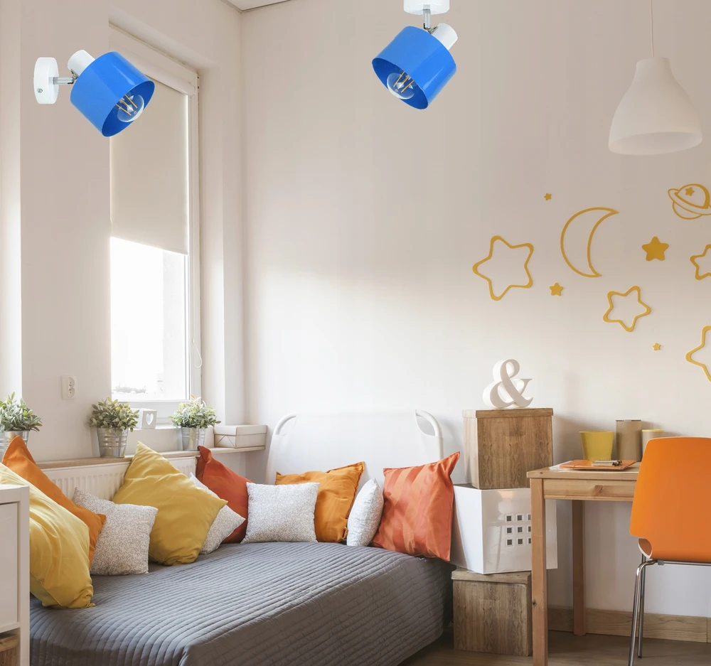 Lubinis šviestuvas Luxolar Lampa sufitowa plafon Classic Spot do pokoju dziecka kolory LED E27