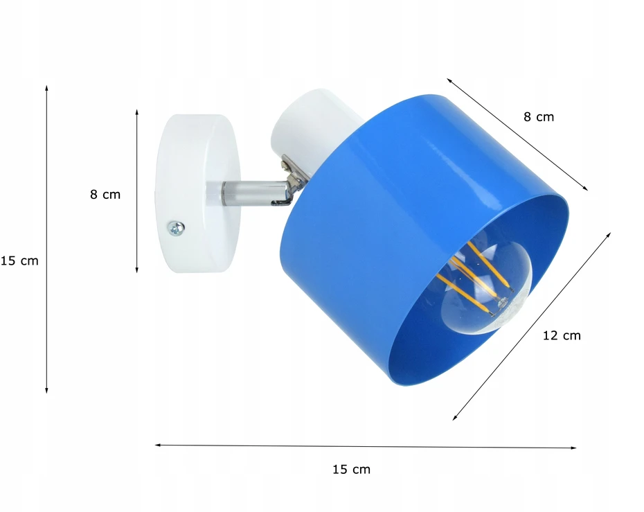 Lubinis šviestuvas Luxolar Lampa sufitowa plafon Classic Spot do pokoju dziecka kolory LED E27